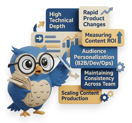 SaaS content strategy visual